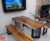 Những cách sắp xếp bàn ghế gỗ tối ưu cho phòng khách